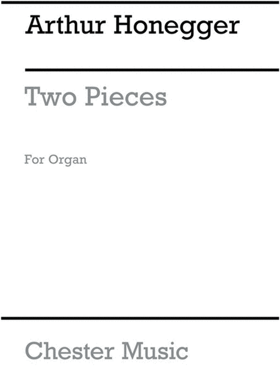 Honegger - Fugue & Chorale Organ (Pod)