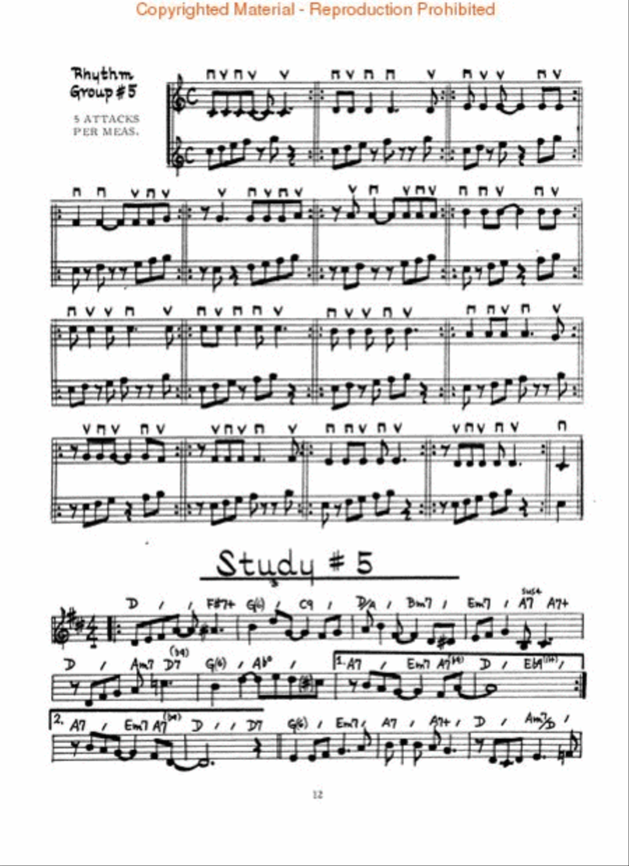 Melodic Rhythms for Guitar Guitar scores gallery preview page 3