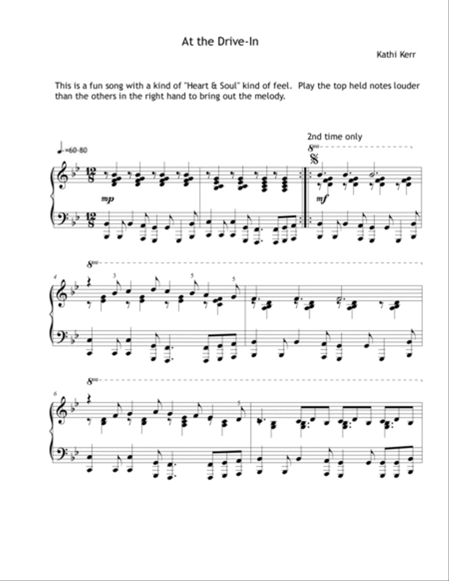 At The Drive-In Piano Solo scores gallery preview page 2