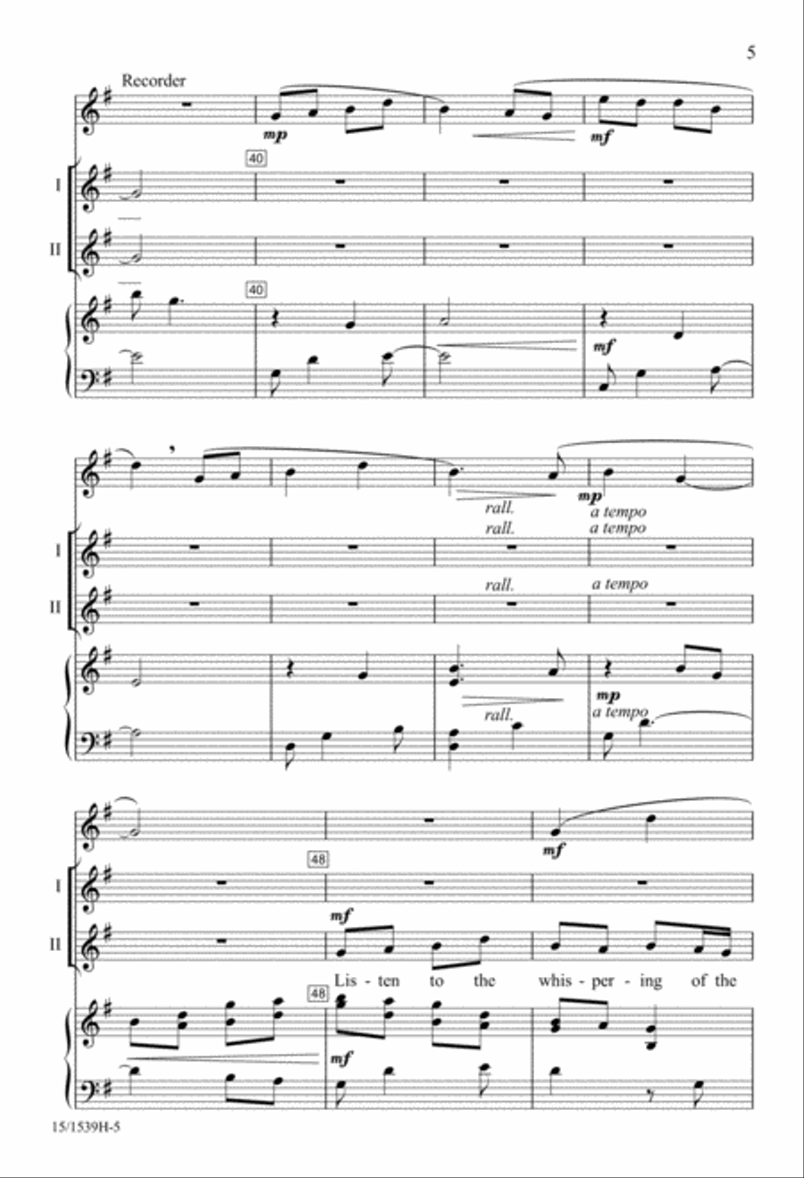 Listen 2-Part scores gallery preview page 5