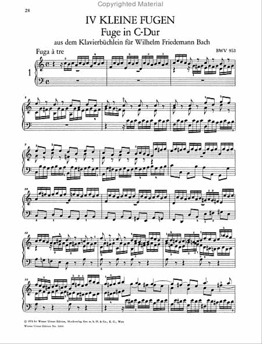 Small Preludes and Fughettas Chamber Music scores gallery preview page 5