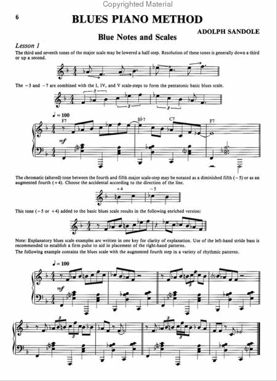 Blues Piano Method Chamber Music scores gallery preview page 2