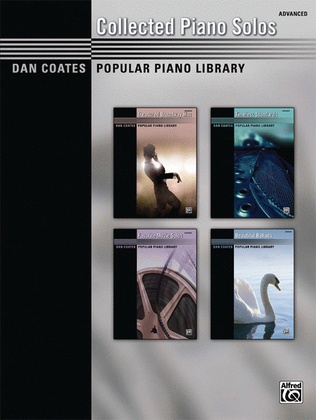 Book cover for Dan Coates Popular Piano Library -- Collected Piano Solos