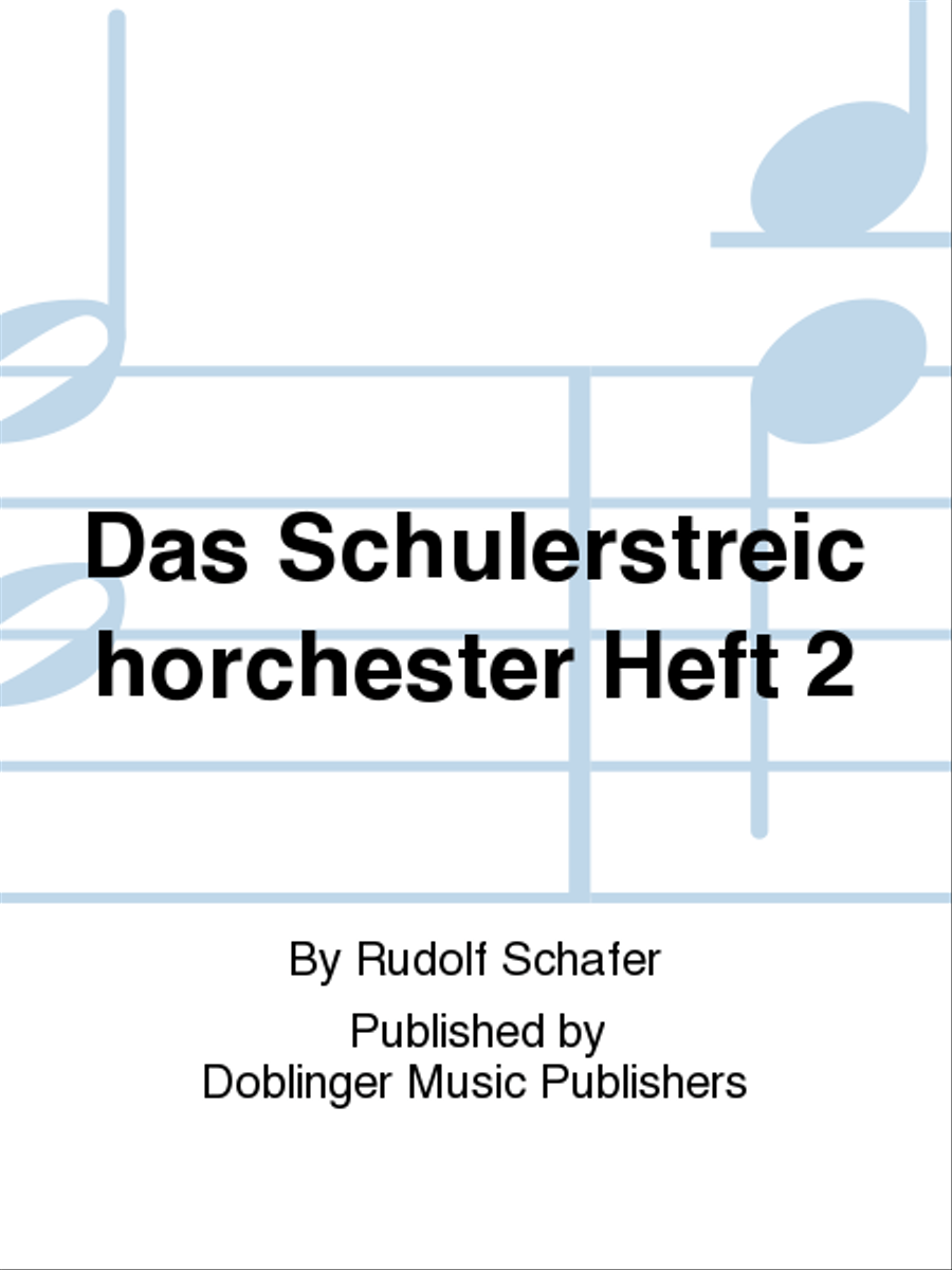 Das Schulerstreichorchester Heft 2 String Orchestra scores gallery preview page 1