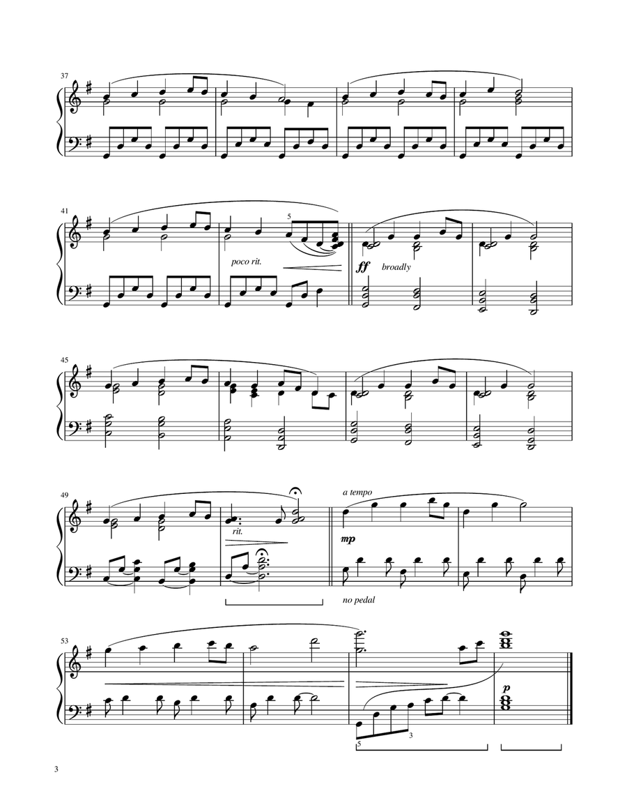 Five Christmas Piano Solos - Intermediate Level Piano Solo scores gallery preview page 6