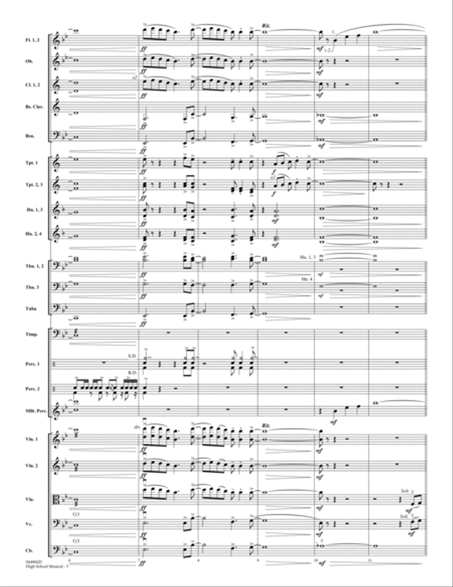 High School Musical - Full Score Score scores gallery preview page 3