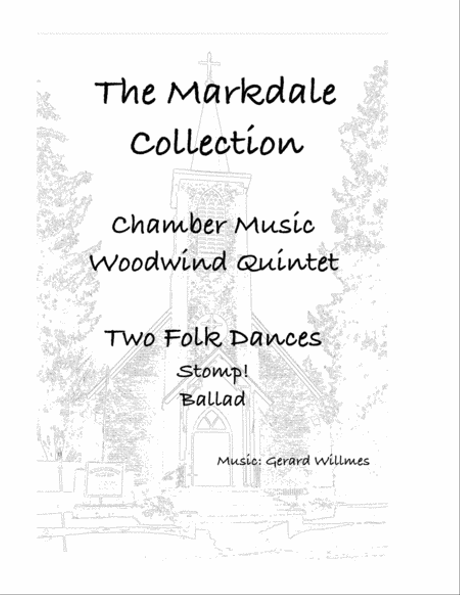 Two Folk Dances Woodwind Quintet scores gallery preview page 1