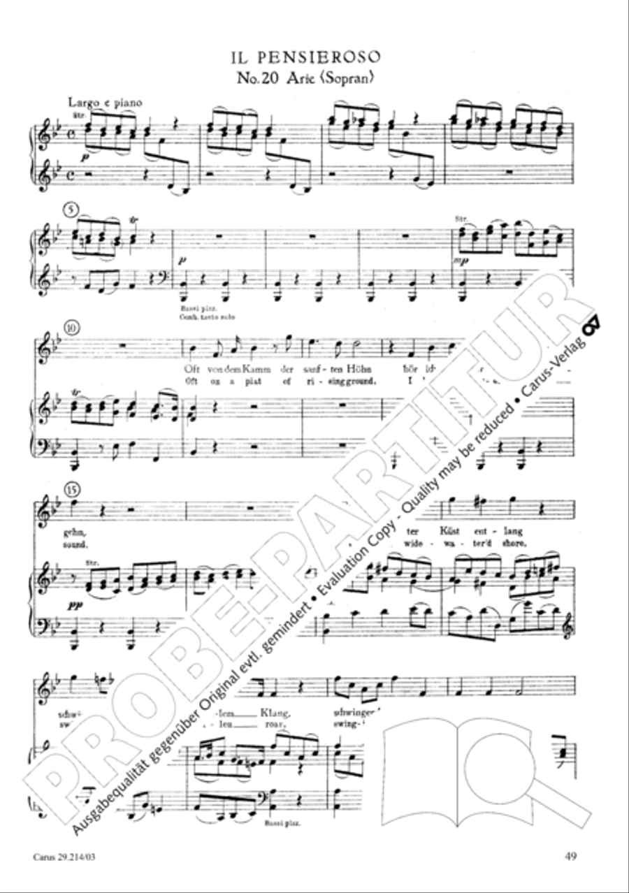 L'Allegro, il Pensieroso ed il Moderato TB scores gallery preview page 50