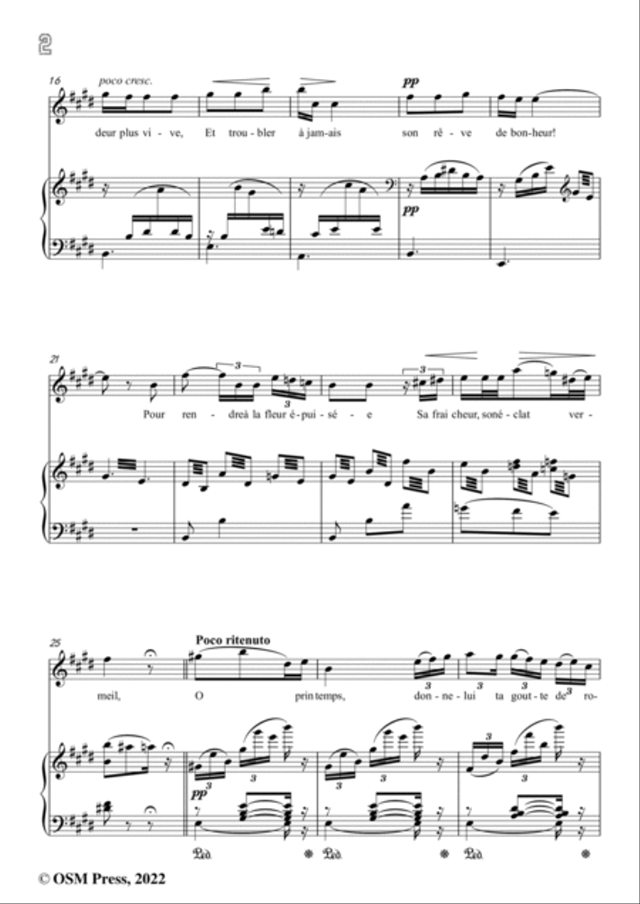 A. Thomas-Elle ne croyait pas,in E Major,from Mignon,for Voice and Piano Voice Solo scores gallery preview page 4