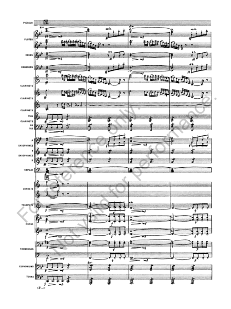 Oberon Oberon Concert Band scores gallery preview page 13