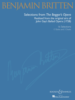 Book cover for Britten: Selections from The Beggar's Opera
