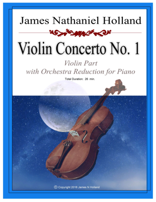 Violin Concerto No 1, Violin Part with Piano Reduction