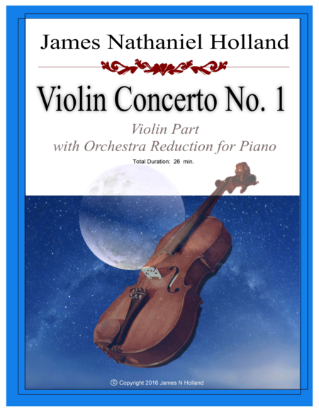 Violin Concerto No 1, Violin Part with Piano Reduction image number null