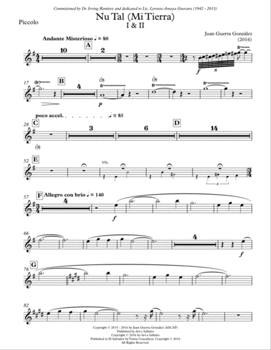 Nu Tal (Mi Tierra) - Set of Parts Full Orchestra scores gallery preview page 5