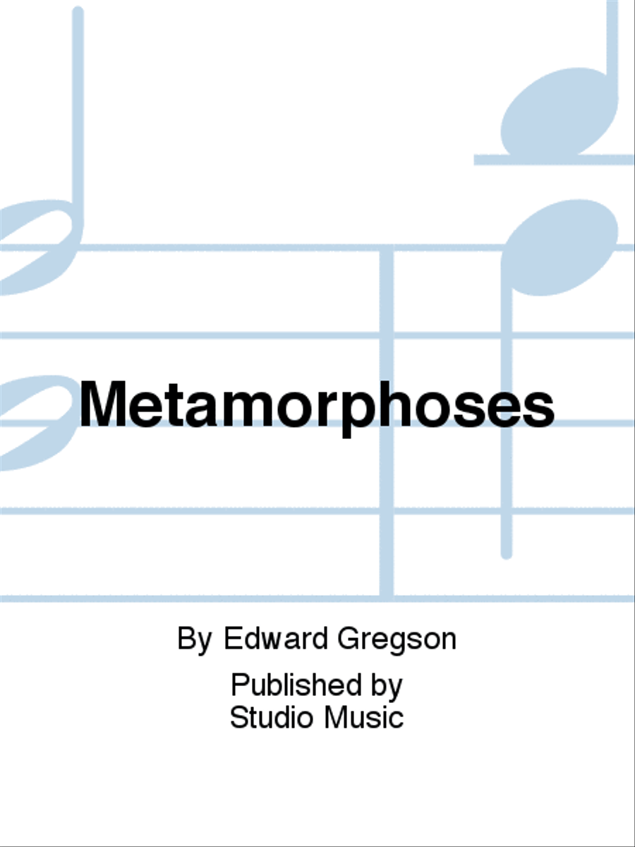 Metamorphoses Concert Band scores gallery preview page 1