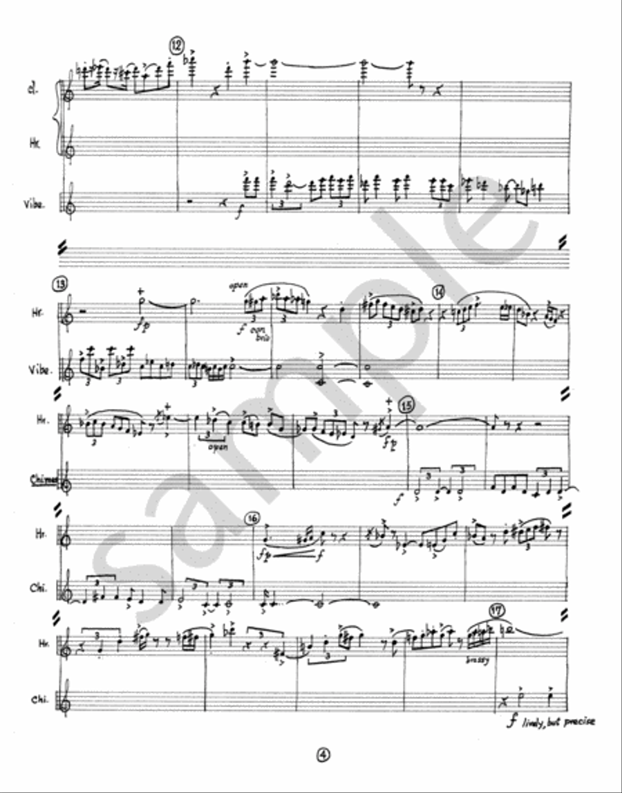Galaxy I Galaxy I B-Flat Clarinet scores gallery preview page 5
