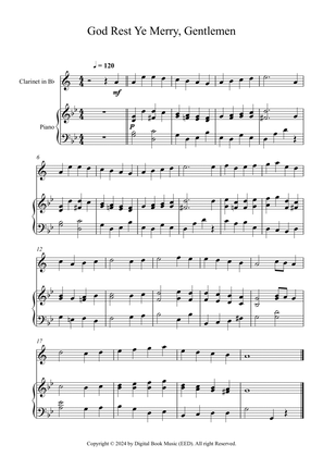 Book cover for God Rest Ye Merry, Gentlemen (Clarinet + Piano)