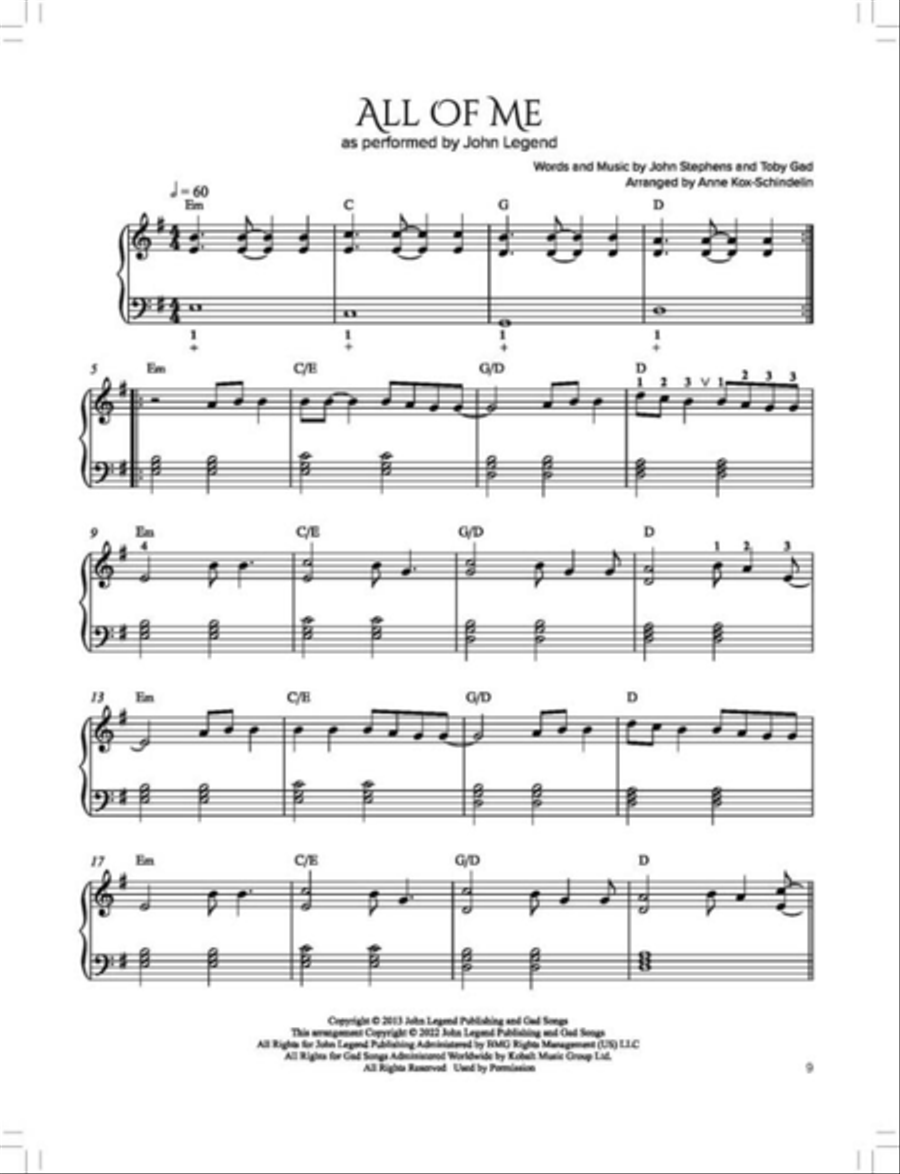Pop Ballads for Harp Harp scores gallery preview page 2