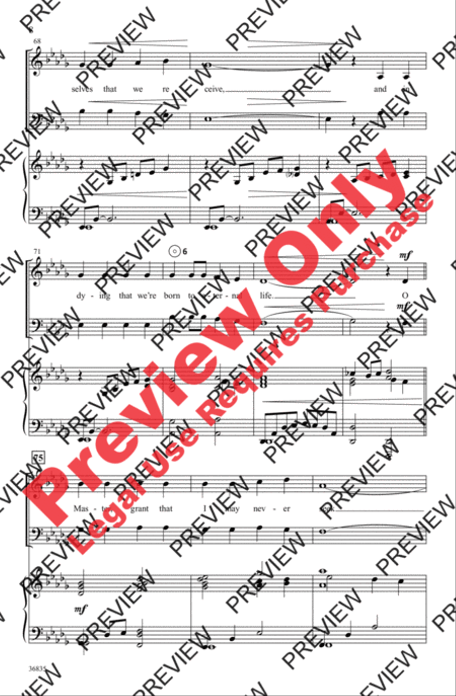 Make Me a Channel of Your Peace 2-Part scores gallery preview page 8