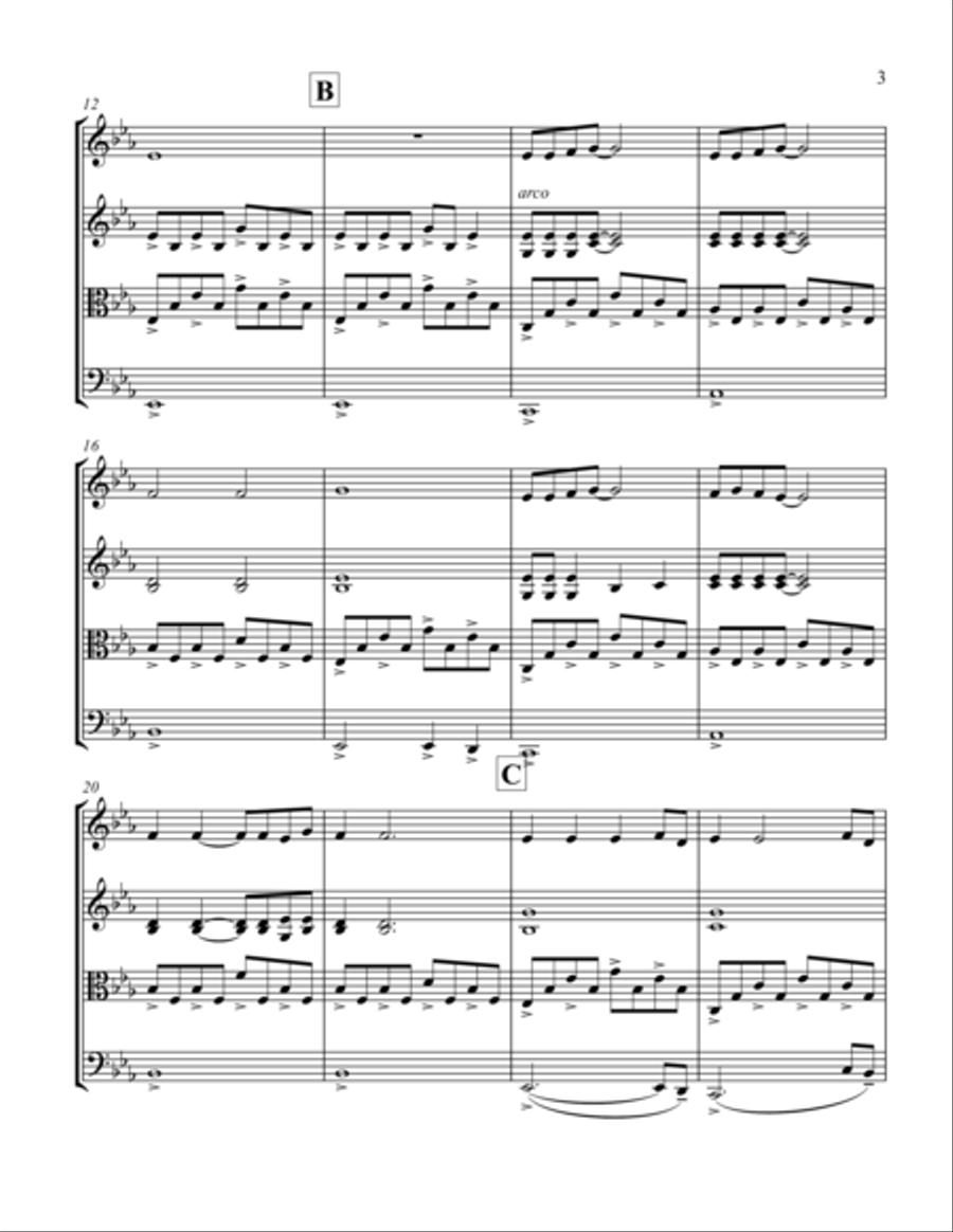 Only Time Only Time String Quartet scores gallery preview page 3
