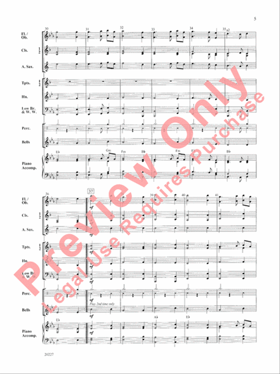 Renaissance Dances Concert Band scores gallery preview page 6