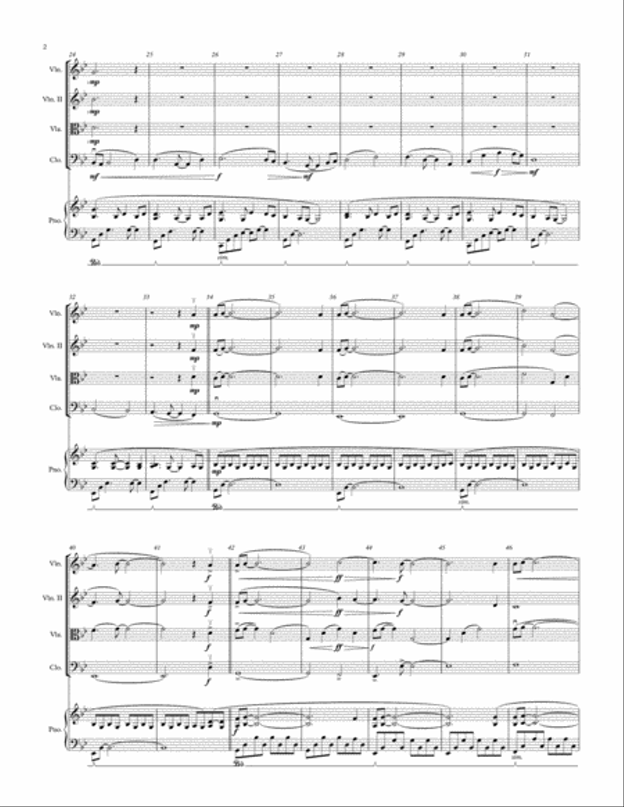 The Heart of Winter Piano Quintet scores gallery preview page 2