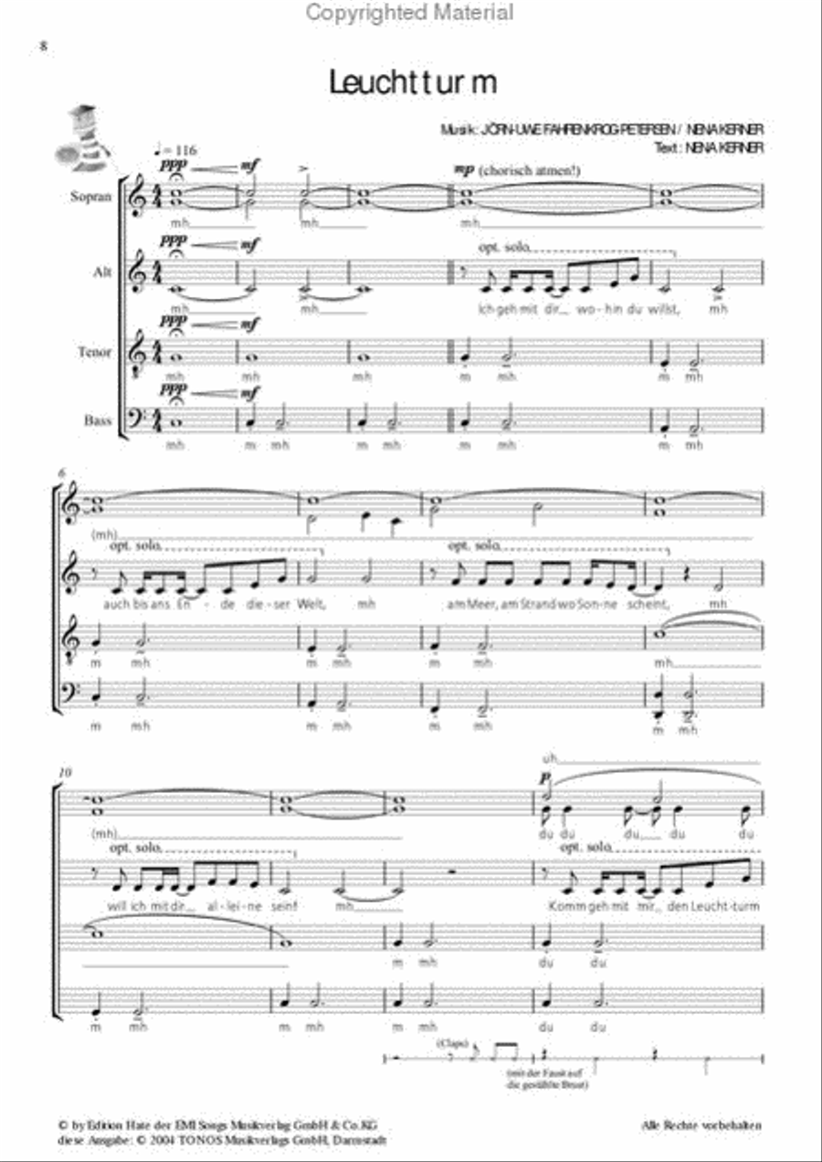 Carbonara 4-Part scores gallery preview page 5