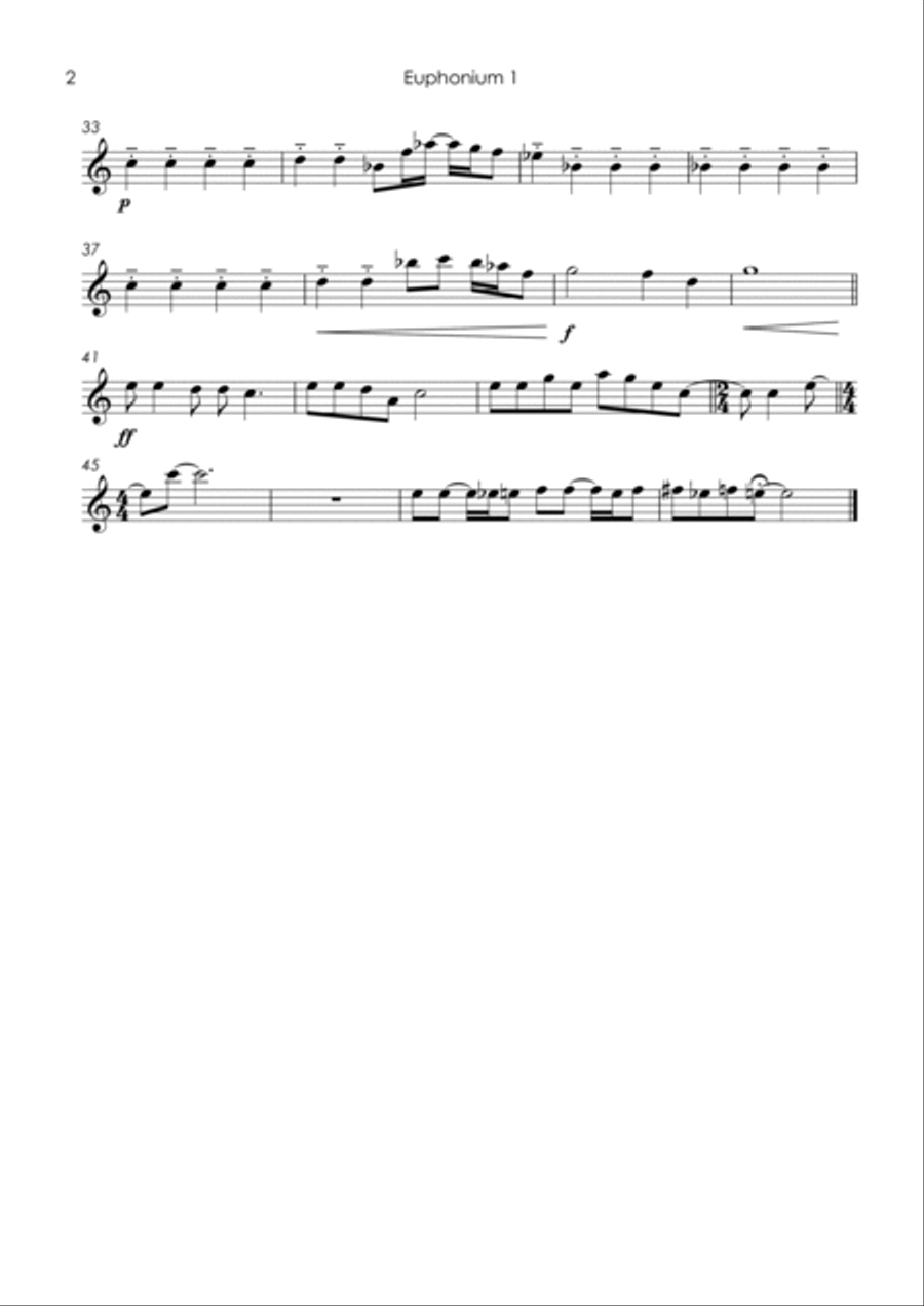 Lady Madonna Brass Ensemble scores gallery preview page 4