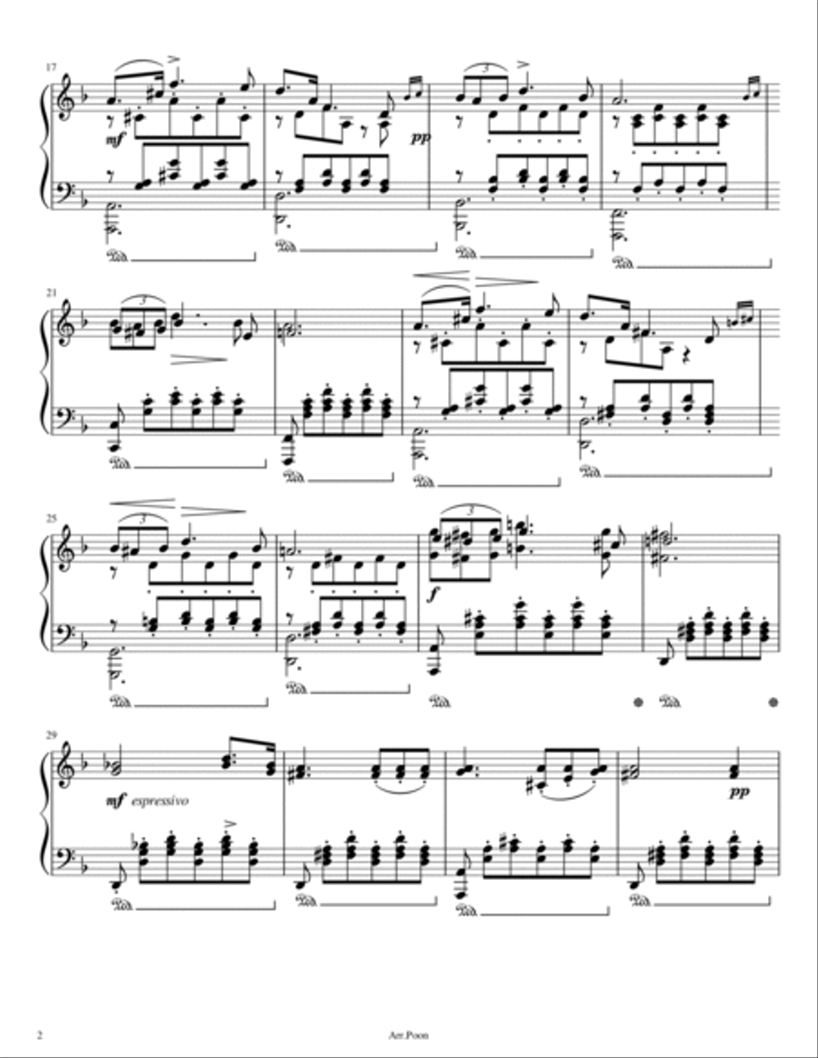 Schubert - Schwanengesang D. 957 No. 4 - For Piano Solo - Ständchen,Original Piano Solo scores gallery preview page 2