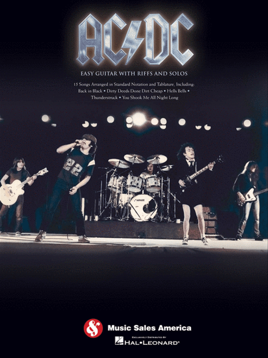 AC/DC Guitar Tablature scores gallery preview page 1