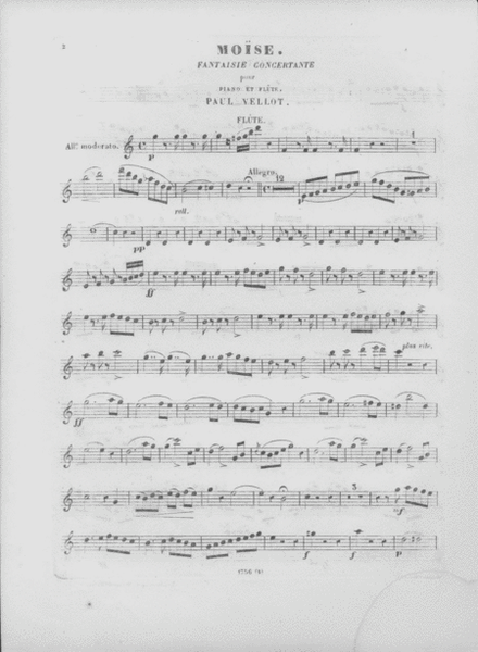 Moise Fantaisie Concertante pour Piano et Violon