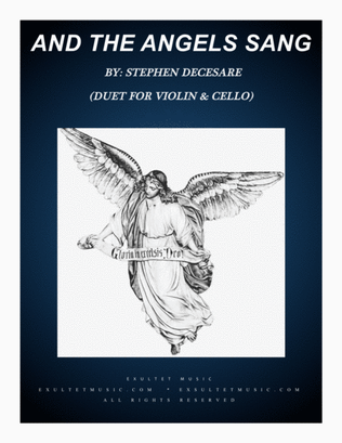 Book cover for And The Angels Sang (Duet for Violin and Cello)