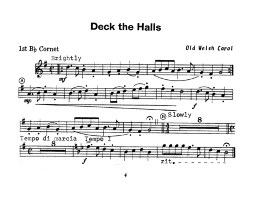 Christmas The Joy & Spirit - Book 1 - 1st Bb Cornet Cornet scores gallery preview page 3