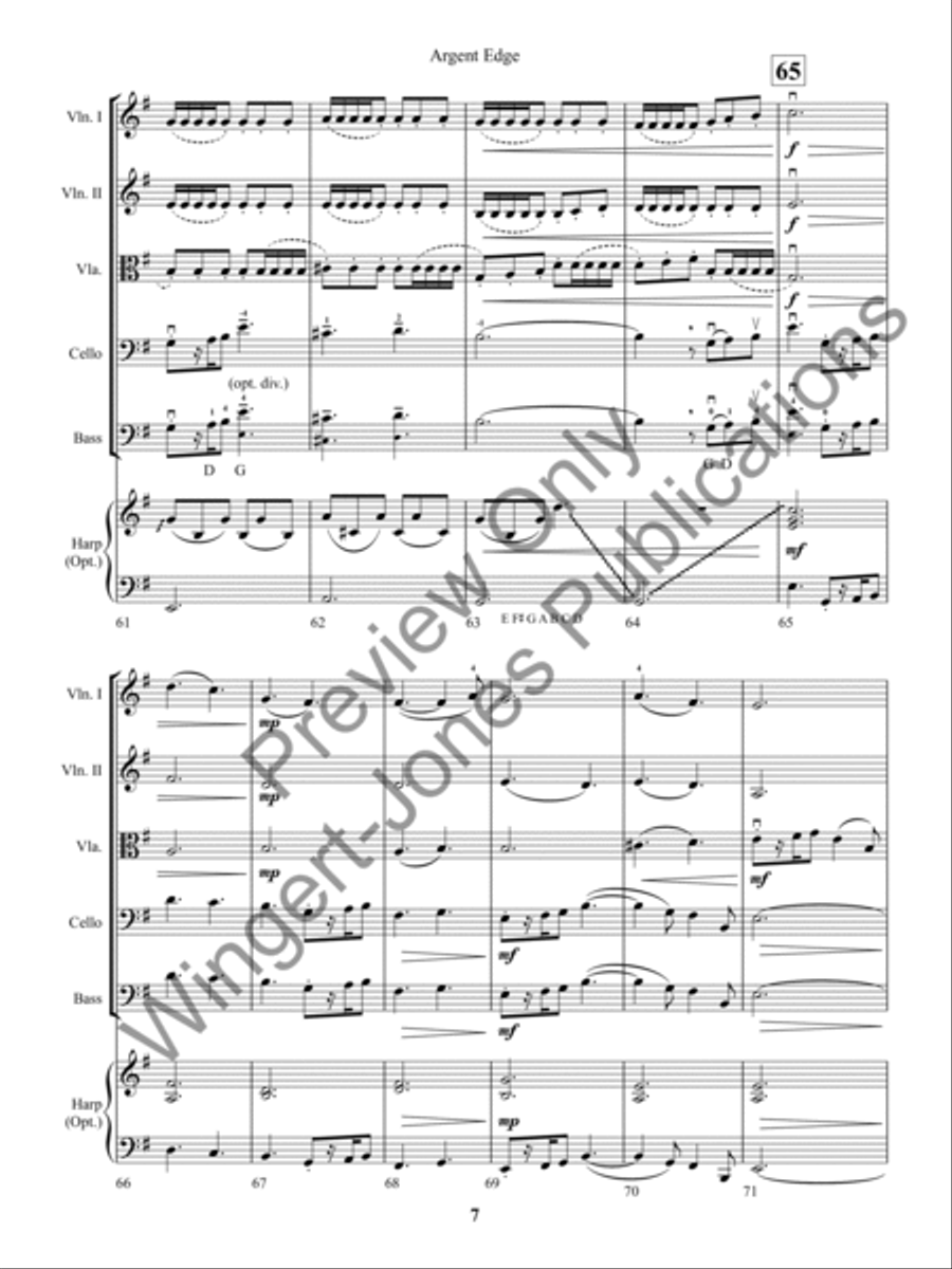 Argent Edge String Orchestra scores gallery preview page 10