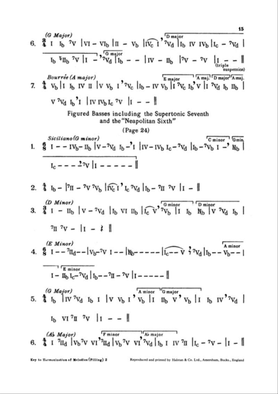 Key to Harmonization of Melodies at the Keyboard Book 2 Piano Method scores gallery preview page 4