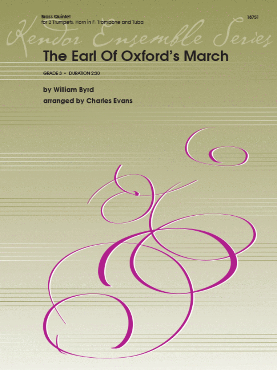 Earl Of Oxford's March, The Horn scores gallery preview page 1