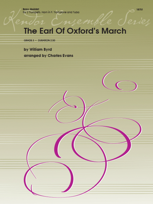Book cover for Earl Of Oxford's March, The