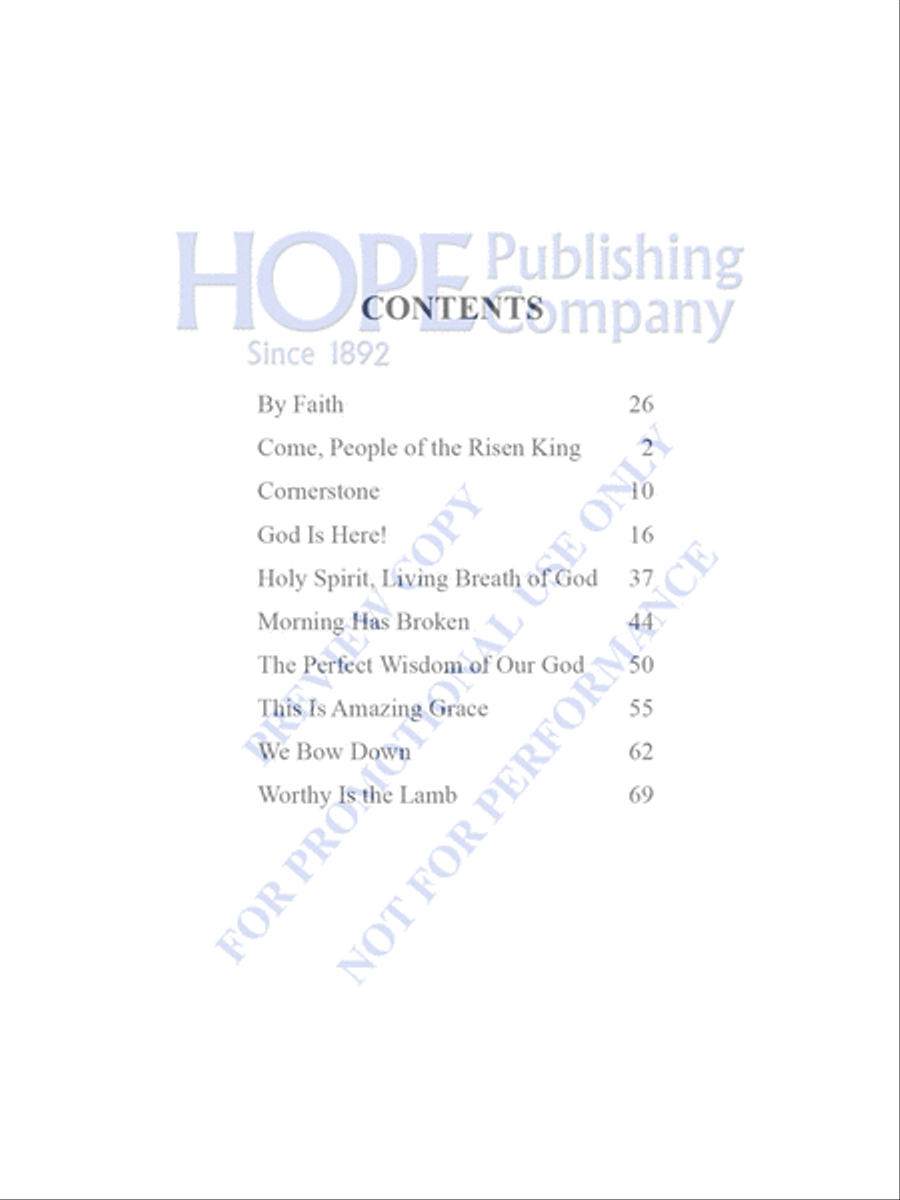 Today's Hymns and Songs 2 Instruments, Vol. 2 Book and CD Piano Accompaniment scores gallery preview page 4
