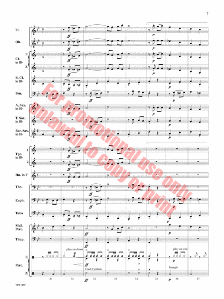 Generosity Concert Band scores gallery preview page 8