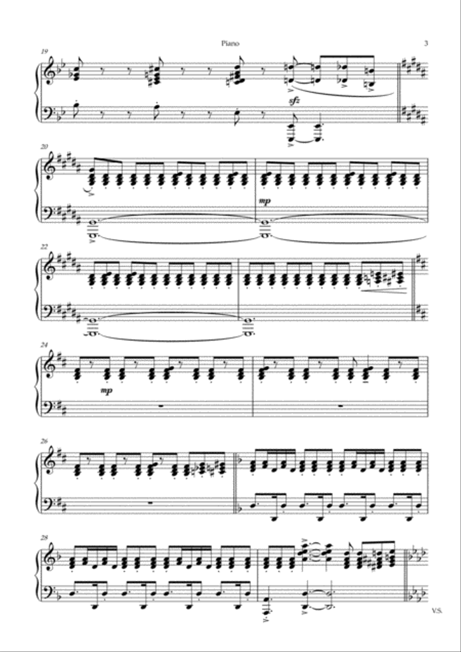 Duel: for Viola and Cello - Piano Viola scores gallery preview page 3