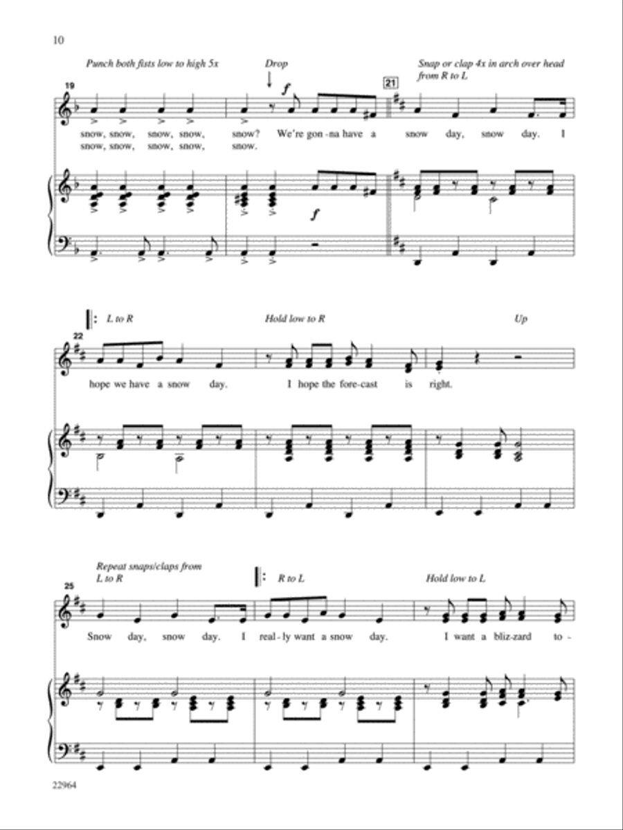 The Big Chill - Teacher's Handbook Unison Choir scores gallery preview page 14