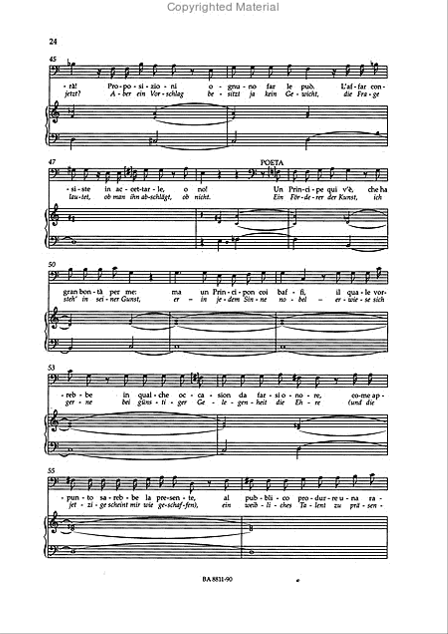 Prima la musica e poi le parole Bassoon scores gallery preview page 4