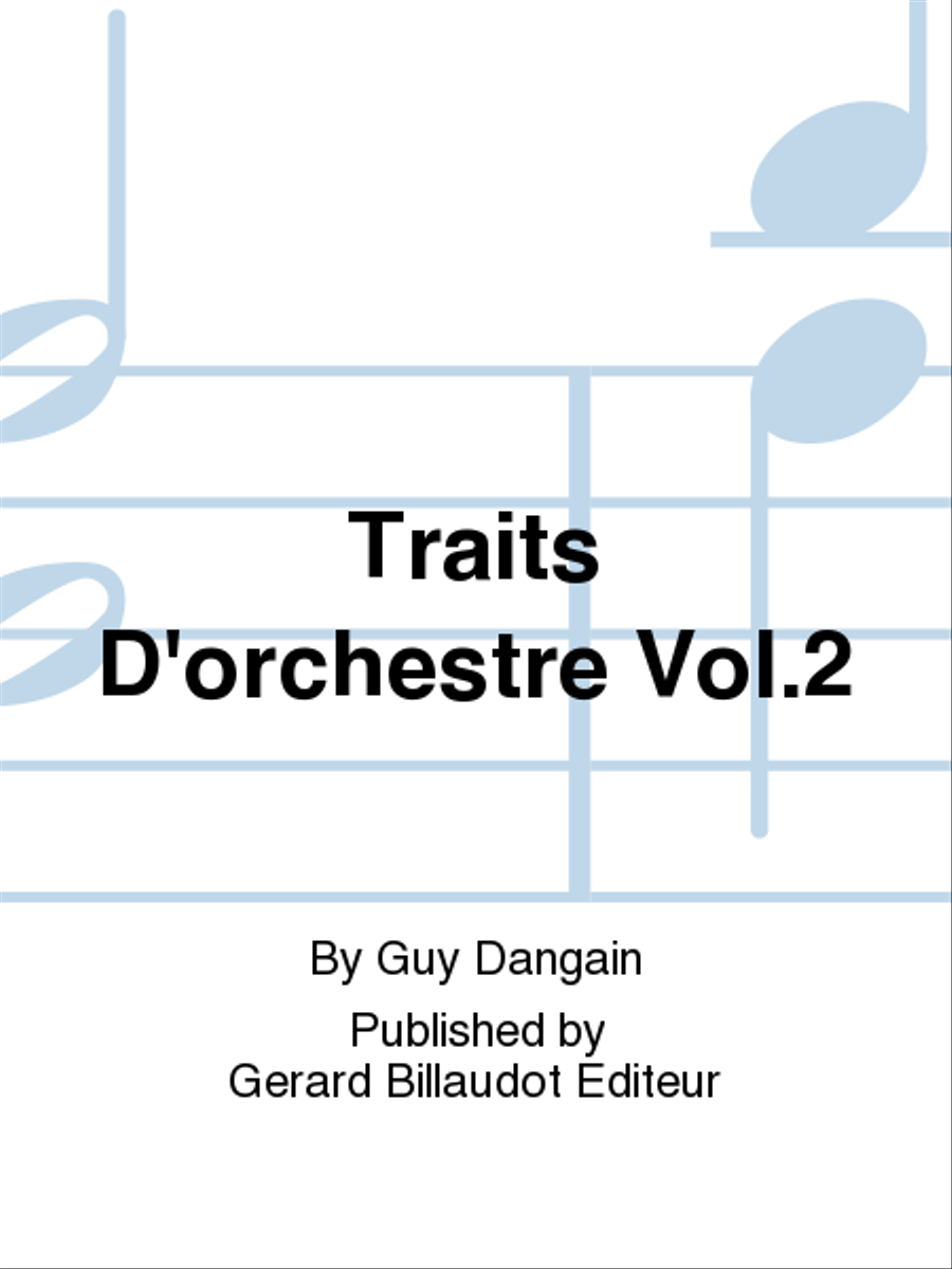 Traits D'Orchestre Vol. 2 B-Flat Clarinet scores gallery preview page 1