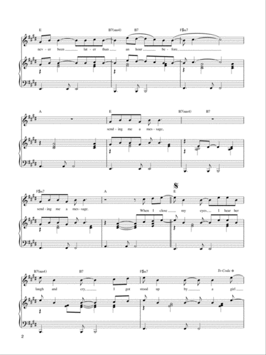 Sleeping Alone at Night Voice scores gallery preview page 3