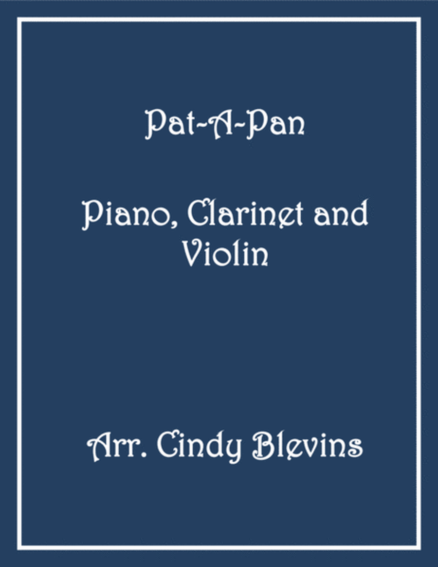 Pat-a-pan, for Piano, Clarinet and Violin image number null