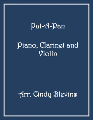 Book cover for Pat-a-pan, for Piano, Clarinet and Violin