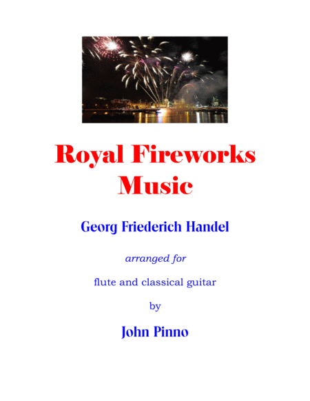 Royal Fireworks Music (flute and classical guitar)