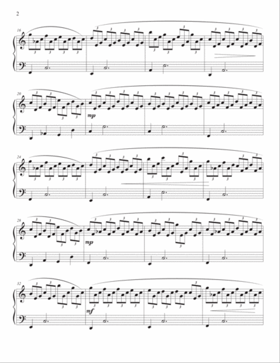 Happy Birthday, My Dear Happy Birthday, My Dear Piano Solo scores gallery preview page 2