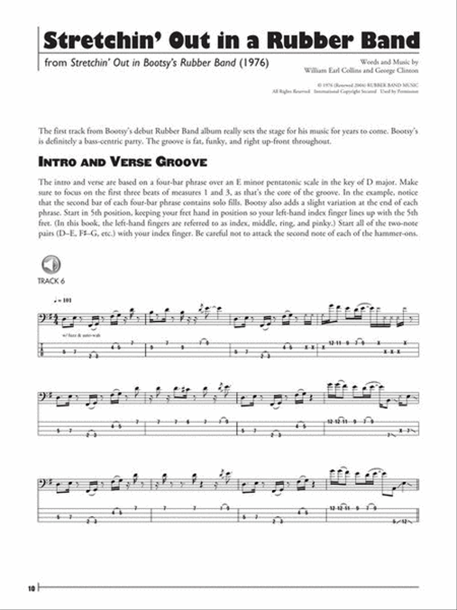 Bootsy Collins Legendary Licks Electric Guitar scores gallery preview page 8