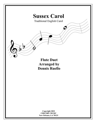 Sussex Carol - Duet for Flute